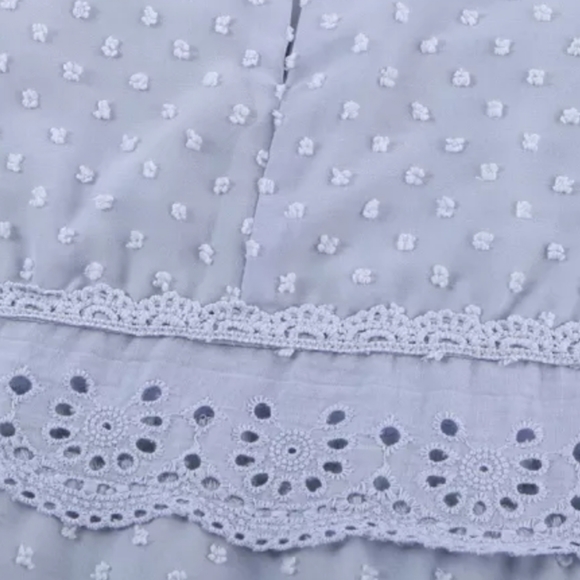 ♥️New boutique swiss dot flutter sleeve top - Picture 4 of 14